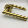 Cerraduras y manijas de la puerta de entrada del mejor hardware moderno de la puerta del acero inoxidable dorado