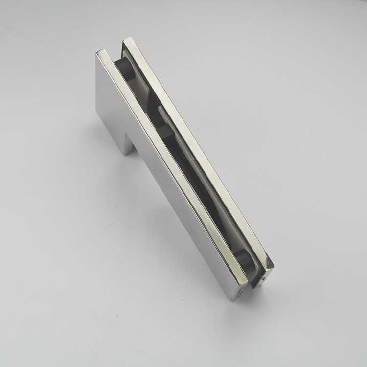 en stock Accesorio de parche de pivote de puerta de esquina superior de alta calidad para puerta de vidrio sin marco