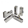 Accesorios de bloqueo de cristal de acero inoxidable de plata